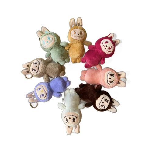 Furry Kawaii New Labubu Plush Toys Labubu Stuffed Doll Plush Toy Keychain Pendant