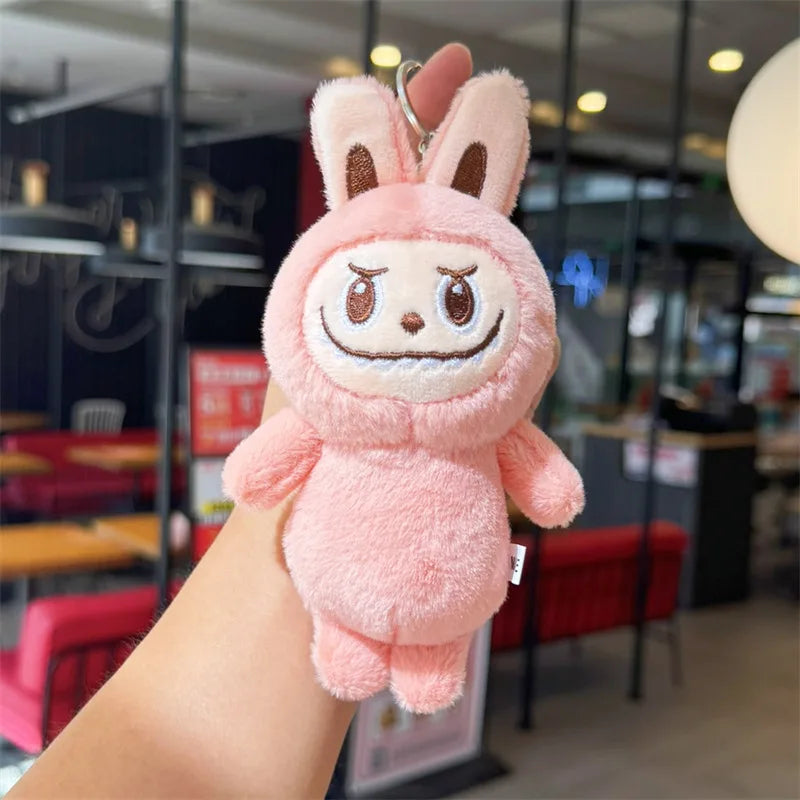 Furry Kawaii New Labubu Plush Toys Labubu Stuffed Doll Plush Toy Keychain Pendant