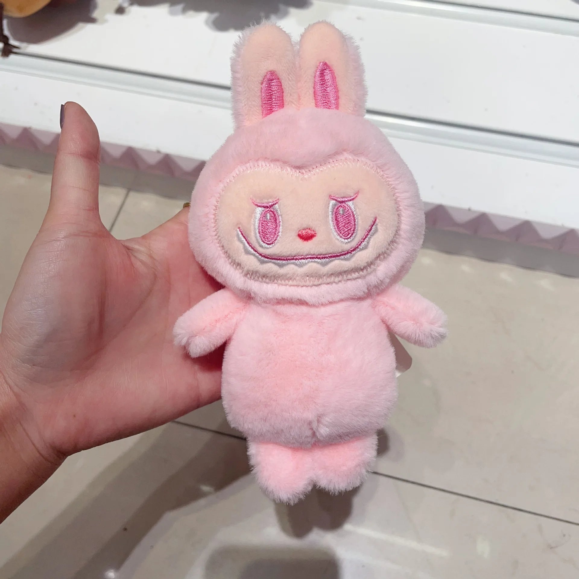 Furry Kawaii New Labubu Plush Toys Labubu Stuffed Doll Plush Toy Keychain Pendant