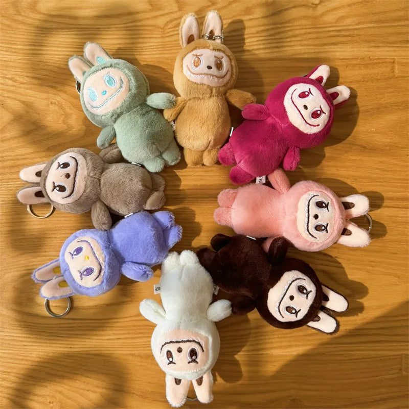 Furry Kawaii New Labubu Plush Toys Labubu Stuffed Doll Plush Toy Keychain Pendant