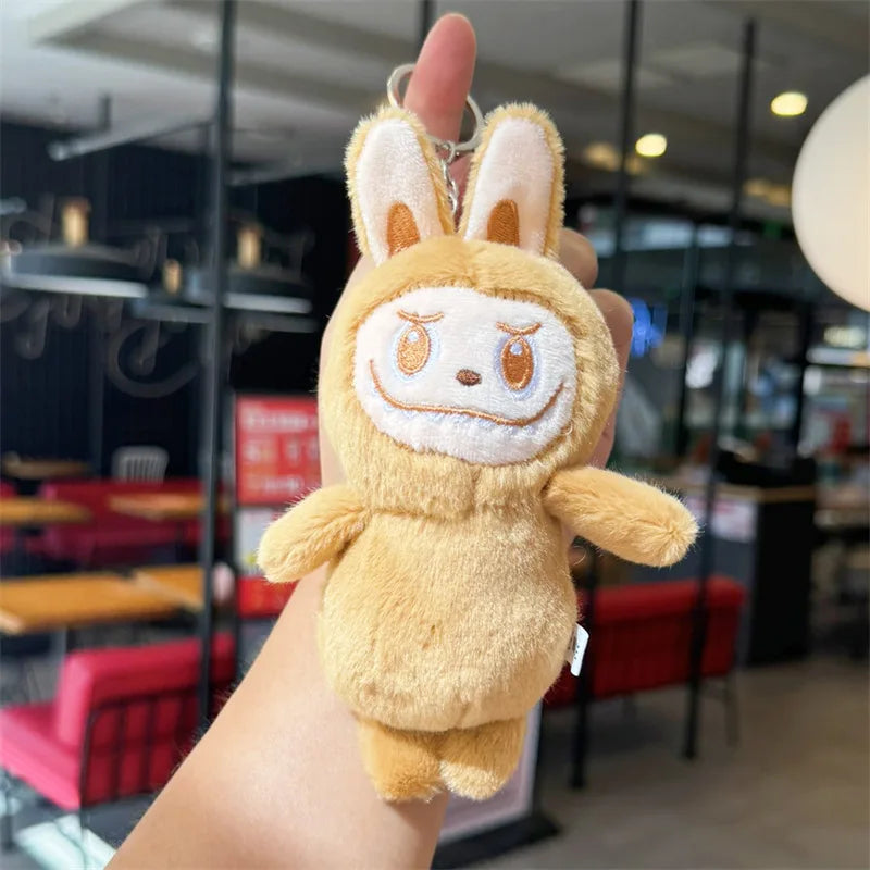 Furry Kawaii New Labubu Plush Toys Labubu Stuffed Doll Plush Toy Keychain Pendant