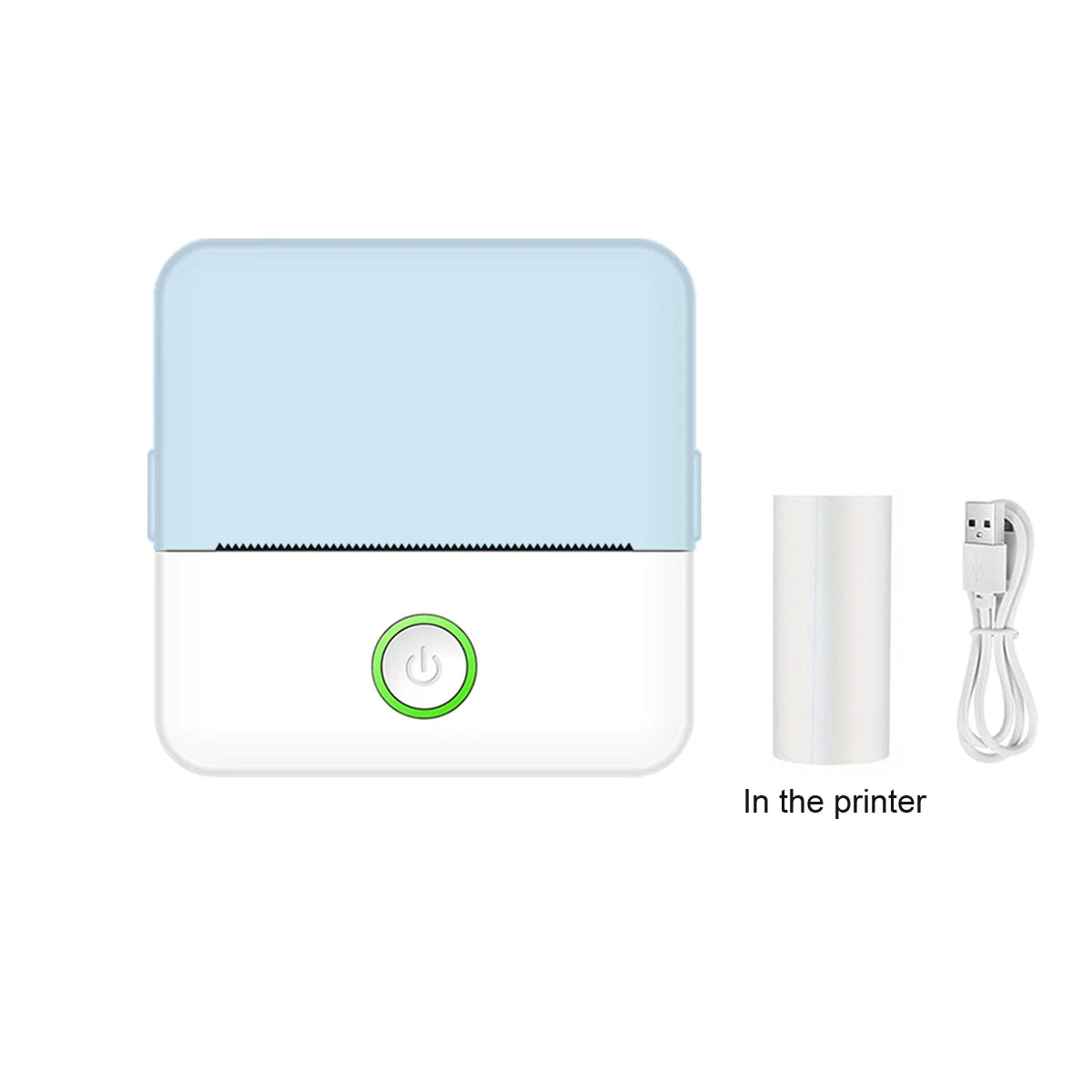 Mini HD Portable Label Thermal Printer Endurance Bluetooth Printer for Student Error Title Note Wrong Pocket Inkless Printing